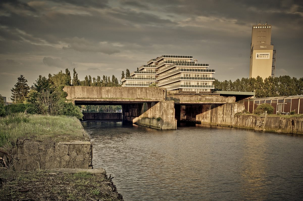 U-båds bunker Hornisse in Bremen som den ser ud i dag