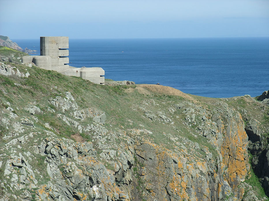 Marine observationsbunker 4 på skrændte ved Guernsey