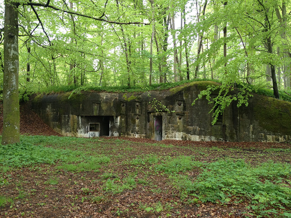 Kommandostation bunker for Luftwaffe i Danmark som den ser ud i dag