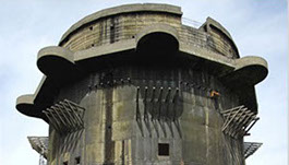Luftværnsbunker i Augarten, Wien som den ser ud i dag